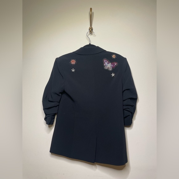 Cinq a Sept Kylie Butterfly Embellished Blazer - Picture 10 of 12
